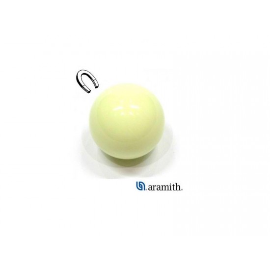 ΜΠΑΛΑ ΛΕΥΚΗ ΜΑΓΝΗΤΙΚΗ ARAMITH 57,2MM - NEW