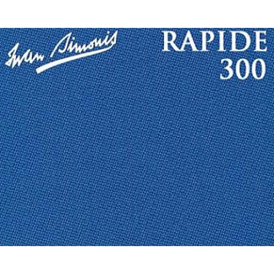 Τσόχα Γαλλικού Μπιλιάρδου Iwan Simonis 300 Rapide ELECTRIC BLUE (τιμή σετ μπιλιάρδου 9ft ή 10ft)