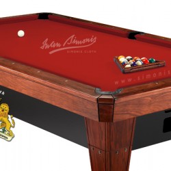 Τσόχα Αμερικάνικου Μπιλιάρδου Iwan Simonis 860 RED ME ΣΠΟΝΤ/ΝΑ RED ή BURGUNDY (τιμή σετ μπιλιάρδου 9ft)