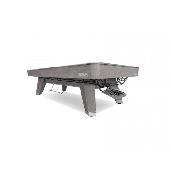 ΜΠΙΛΙΑΡΔΟ 9FT RASSON ACURRA GREY ΜΕ ΣΥΣΤΗΜΑ ΕΠΙΣΤΡΟΦΗΣ ΜΠΙΛΙΩΝ 