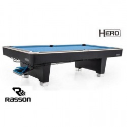 ΜΠΙΛΙΑΡΔΟ RASSON HERO 9FT BLACK ή SARUM STRAND GREY ΜΕ ΣΥΣΤΗΜΑ ΕΠΙΣΤΡΟΦΗΣ ΜΠΙΛΙΩΝ