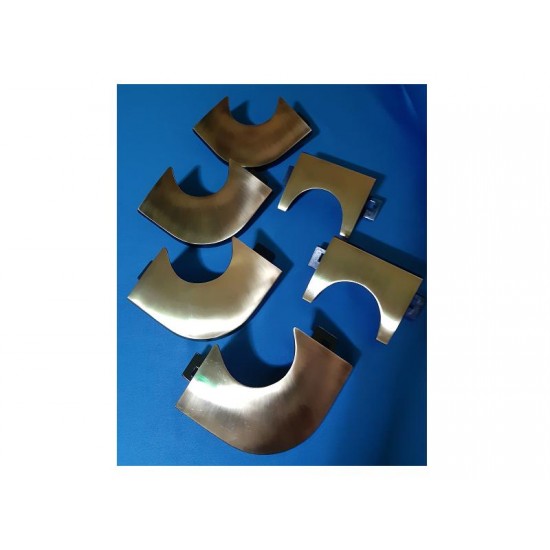 ΣΕΤ ΜΕΤΑΛΛΙΚΩΝ ΓΩΝΙΩΝ (4 + 2 ΤΕΜ) DARK GOLD