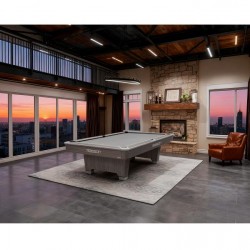 ΜΠΙΛΙΑΡΔΟ RASSON HERO 9FT BLACK ή SARUM STRAND GREY  