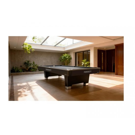 ΜΠΙΛΙΑΡΔΟ RASSON HERO 9FT BLACK ή SARUM STRAND GREY ΜΕ ΣΥΣΤΗΜΑ ΕΠΙΣΤΡΟΦΗΣ ΜΠΙΛΙΩΝ