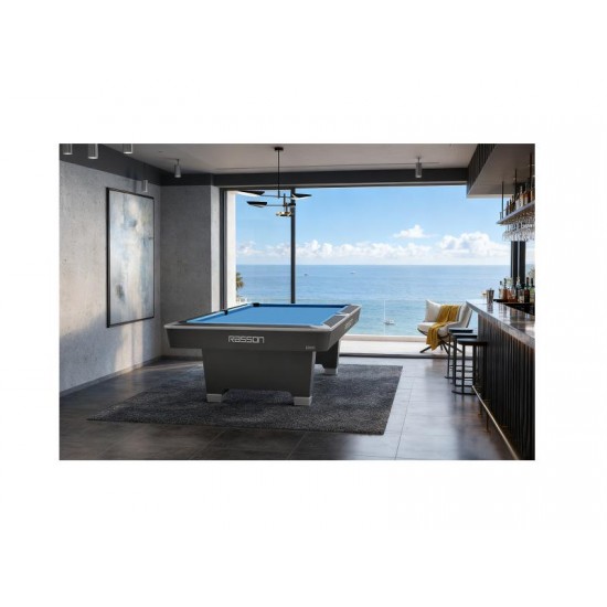 ΜΠΙΛΙΑΡΔΟ RASSON HERO 9FT BLACK ή SARUM STRAND GREY ΜΕ ΣΥΣΤΗΜΑ ΕΠΙΣΤΡΟΦΗΣ ΜΠΙΛΙΩΝ