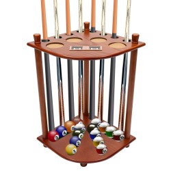 Στεκοθήκη Δαπέδου 8 Στεκών με Αριθμητήριο, Βάσεις Ποτηριών & Μπιλιών 