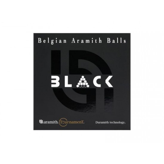 Μπάλες Αμερικάνικου Μπιλιάρδου Super Aramith 57,2mm Tournament TV Black - NEW