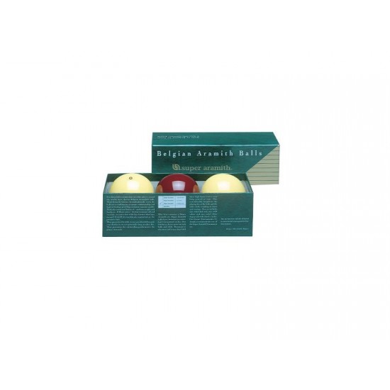 Μπάλες Γαλλικού Μπιλιάρδου Super Aramith 61,5mm Traditional - NEW