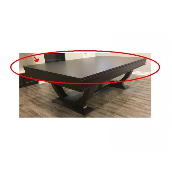 ΤΡΑΠΕΖΑΡΙΑ ΜΠΙΛΙΑΡΔΩΝ 9FT ΣΕ ΜΑΥΡΟ ΧΡΩΜΑ