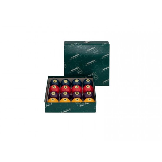 Μπάλες Αμερικάνικου Μπιλιάρδου Super Aramith 57,2mm Poker