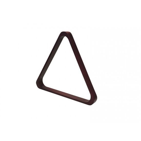 Τρίγωνο Αμερικάνικου Μπιλιάρδου Ξύλινο Καφέ για Μπάλες 57,2mm