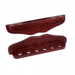 Στεκοθήκη Τοίχου Deluxe 6 Θέσεων Καφέ