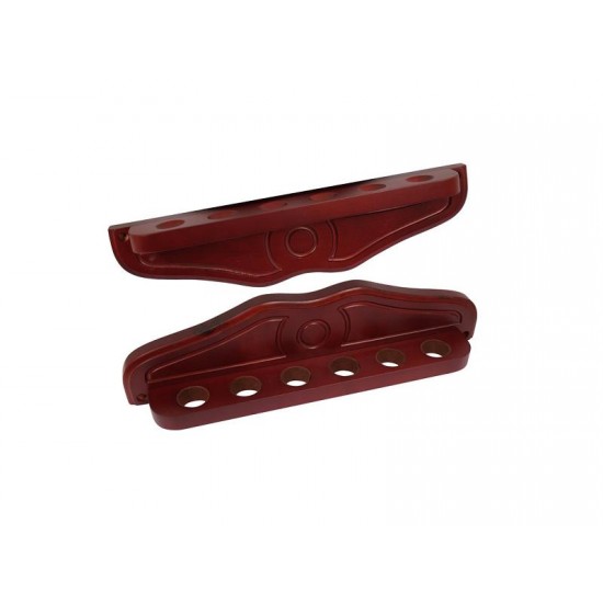 Στεκοθήκη Τοίχου Deluxe 6 Θέσεων Καφέ